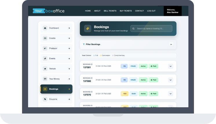 YourBoxOffice Dashboard